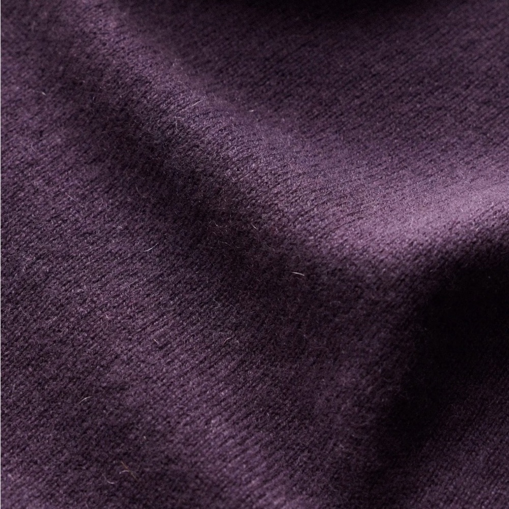 NWT Quince 100% Mongolian Cashmere Plum Orchid Hoodie Size Medium - Picture 3 of 5